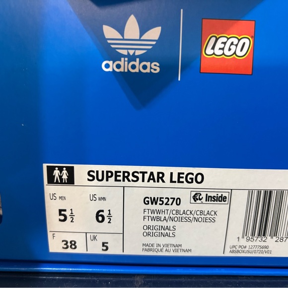 Adidas Lego Superstars - White and Black - Picture 4 of 4